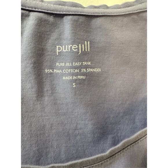 Pure Jill women’s purple tank top size Small 4/6. #40-1000 - Picture 3 of 3